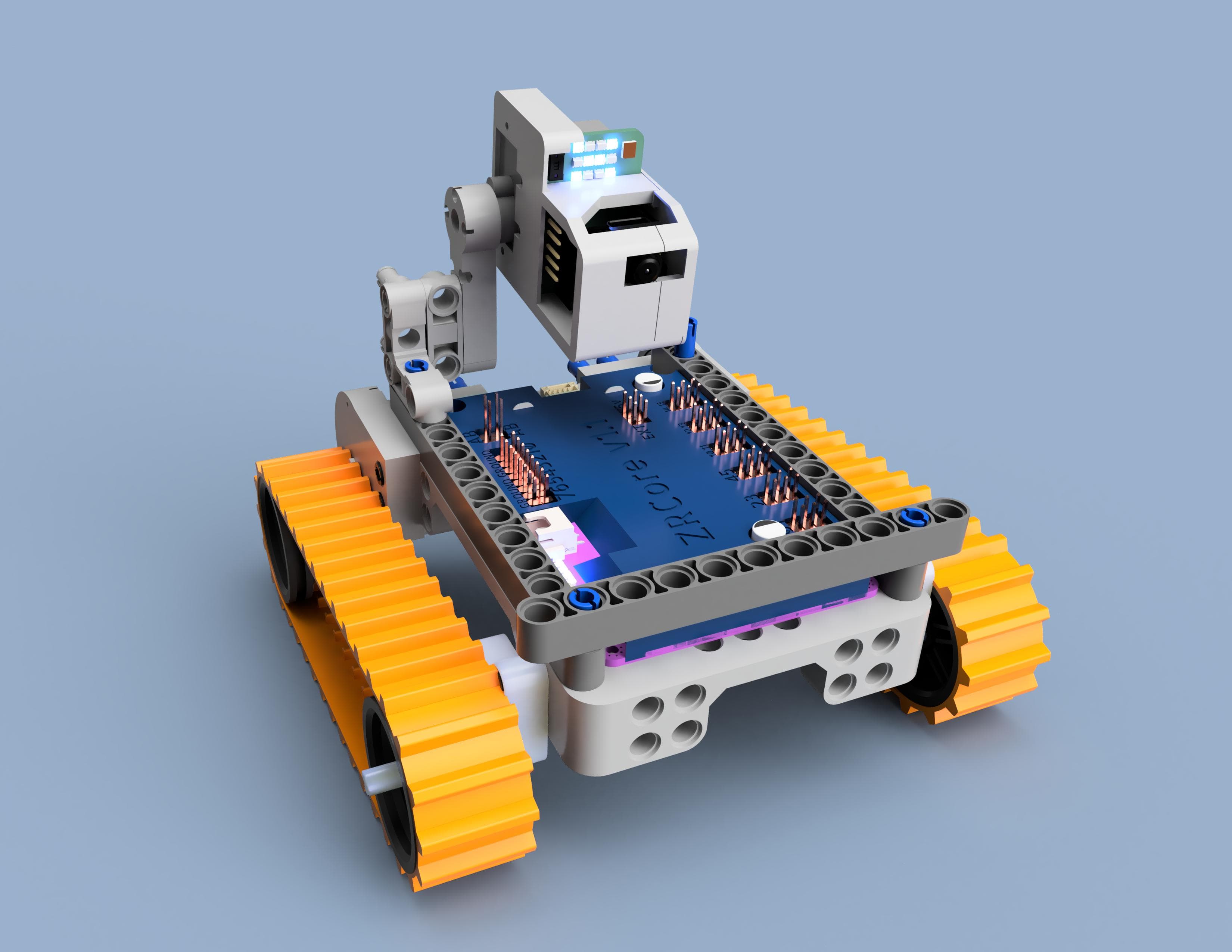 ZROne assembled — 3/4 view